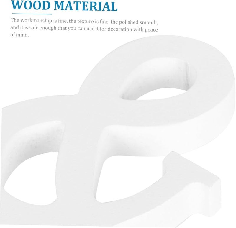 GLEAVI Mr Mrs Wooden Wedding Decor Desktop Letter Ornaments for Wedding Venue Decoration and Photography Props - Image 4